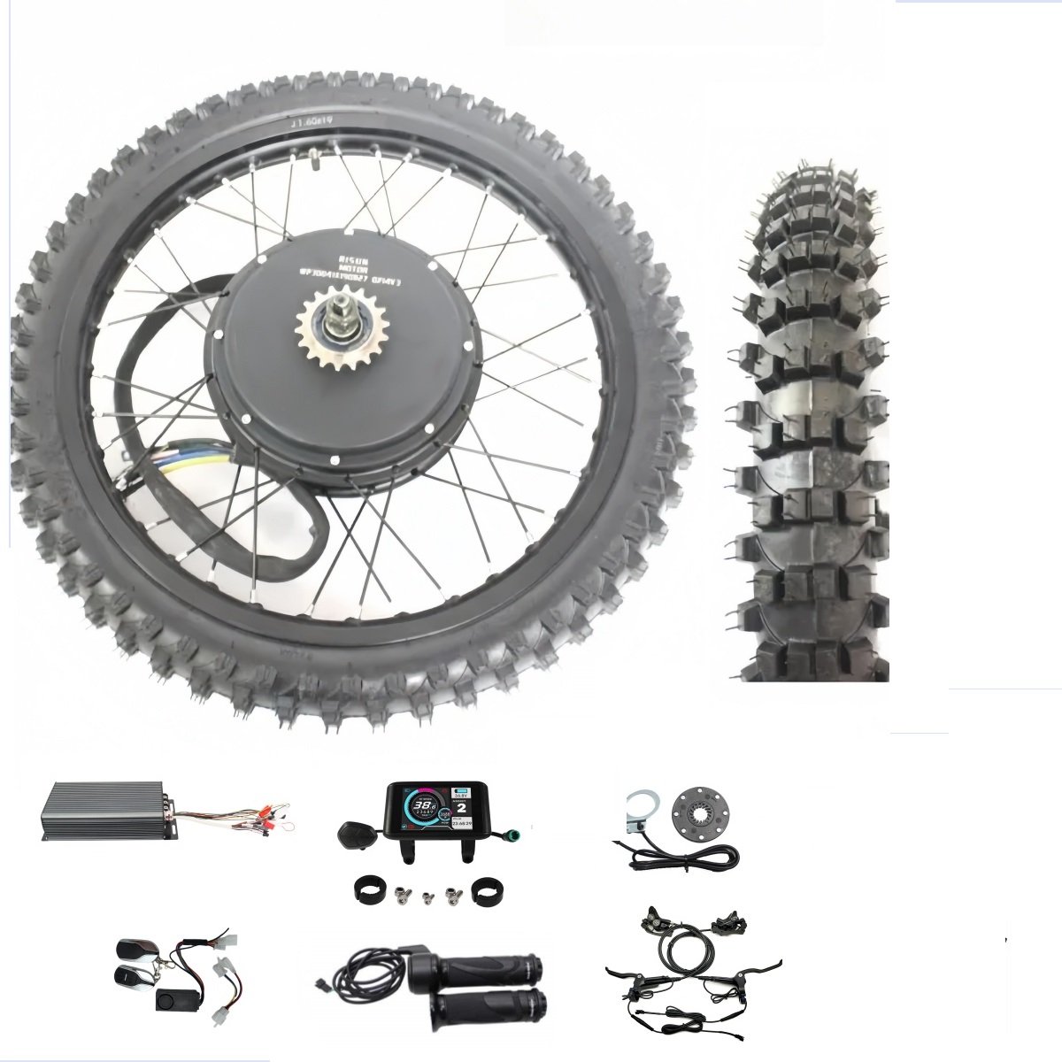 72V 5000W Hub Motor Kit - Ebike 48 V-72 V 3000-8000 W