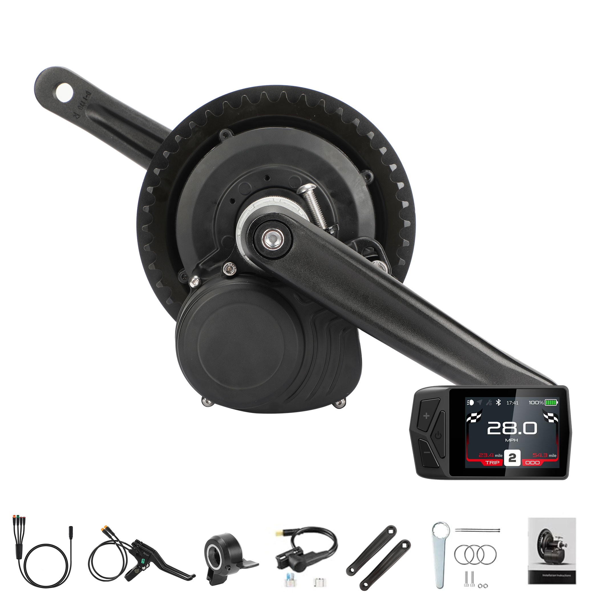Tongsheng Tsdz2B Mid Drive Motor - TONGSHENG TSDZ2B‑1T4 Mid Drive Motor Kit