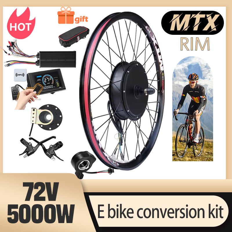 72V 5000W Hub Motor Kit - MTX39 E-bike Conversiekit 72V 5000W Achterdropout
