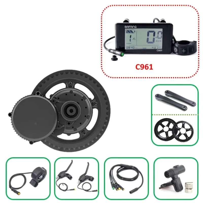 G340 Mid Drive Motor Kit C961  - Mid Drive Motor Kit 52V 1000W recensie en prijs