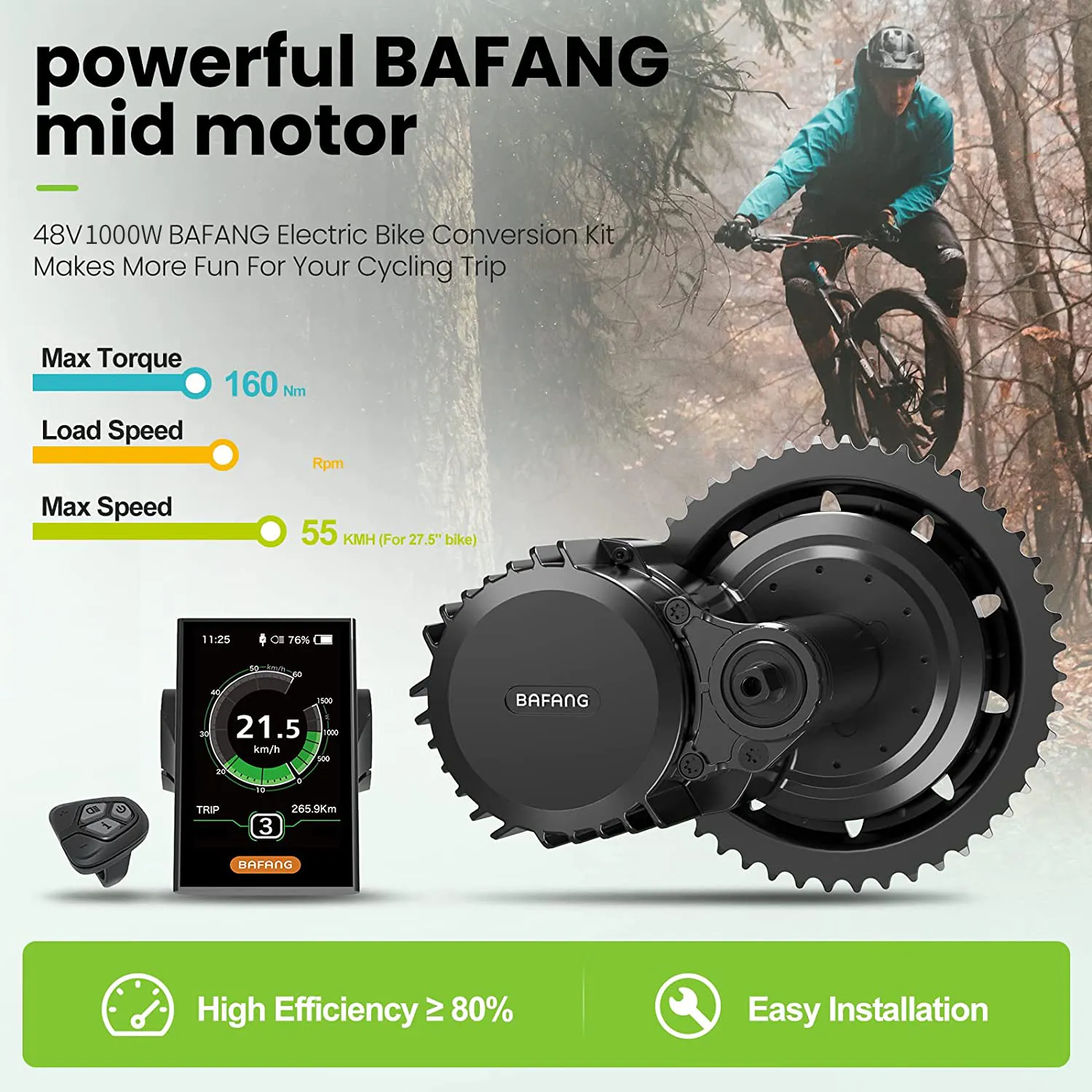 Bafang M615 MM G320.1000 UART  - Bafang Bbshd 1000W Conversion Kit recensie en prijs