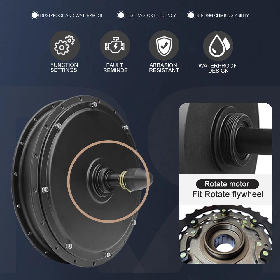 MTX 48V52V 2000W E-bike motorw - 72V 5000W Hub Motor Kit recensie en prijs