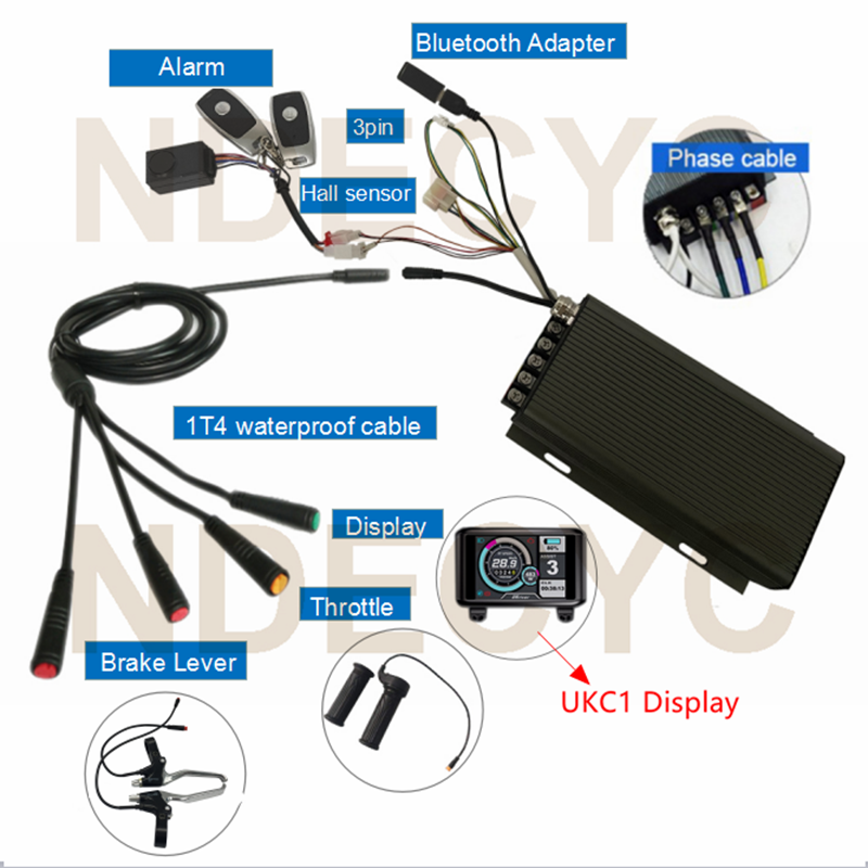 NBP 20/24/26x4.0 48-72V 3000W  - Ebike Conversion Kit 72V 3000W recensie en prijs