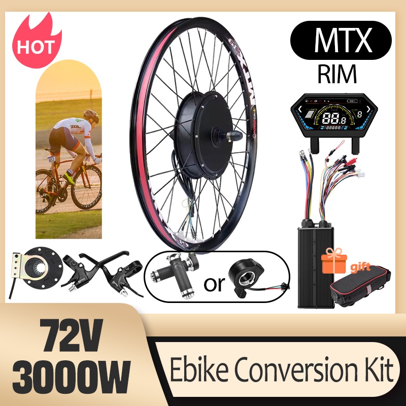 3000W MTX39 E-bike ombouwkit 7 - Ebike Conversion Kit 72V 3000W recensie en prijs