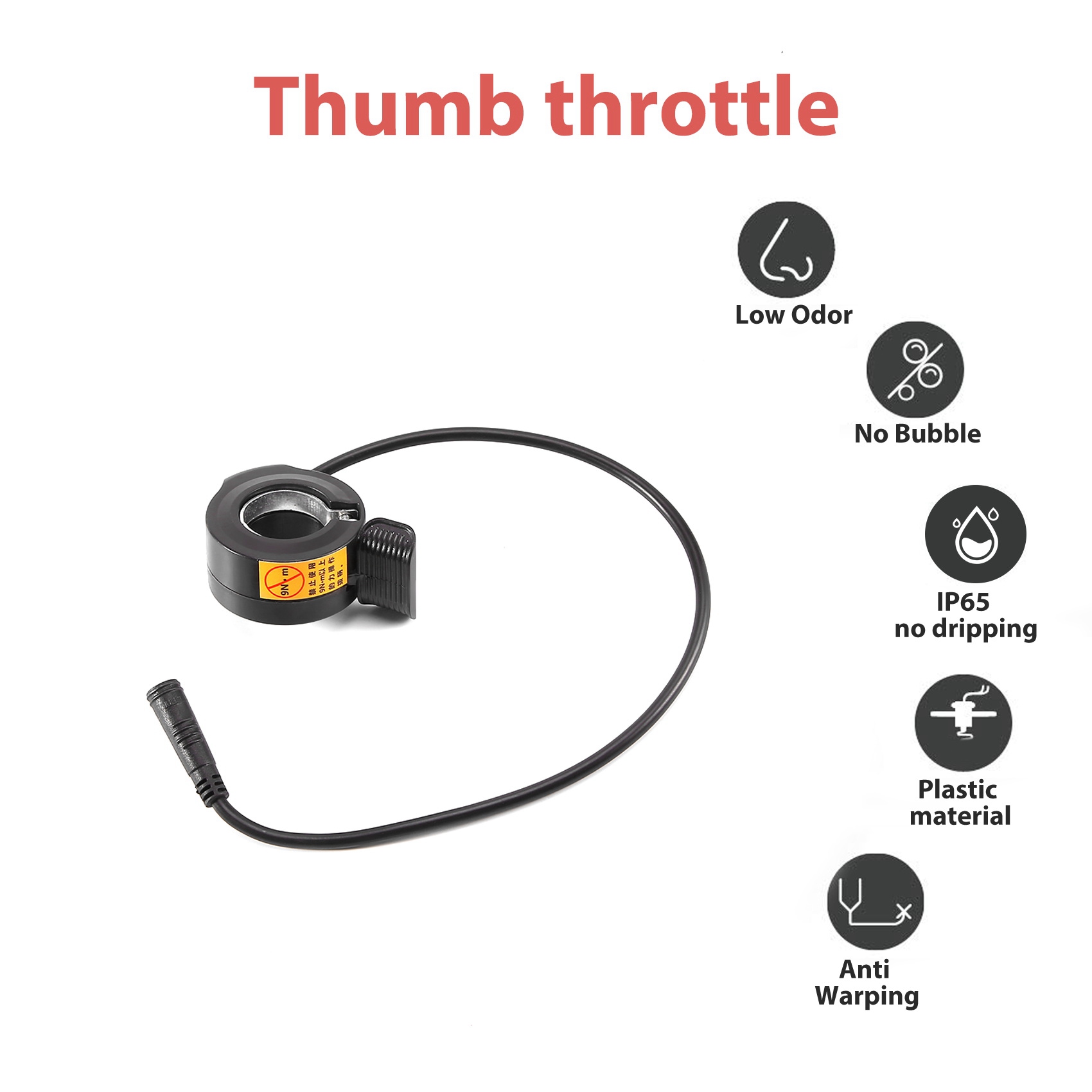 ABME Nieuwe Duimgashendel voor - Mid Drive Motor Kit 52V 1000W recensie en prijs