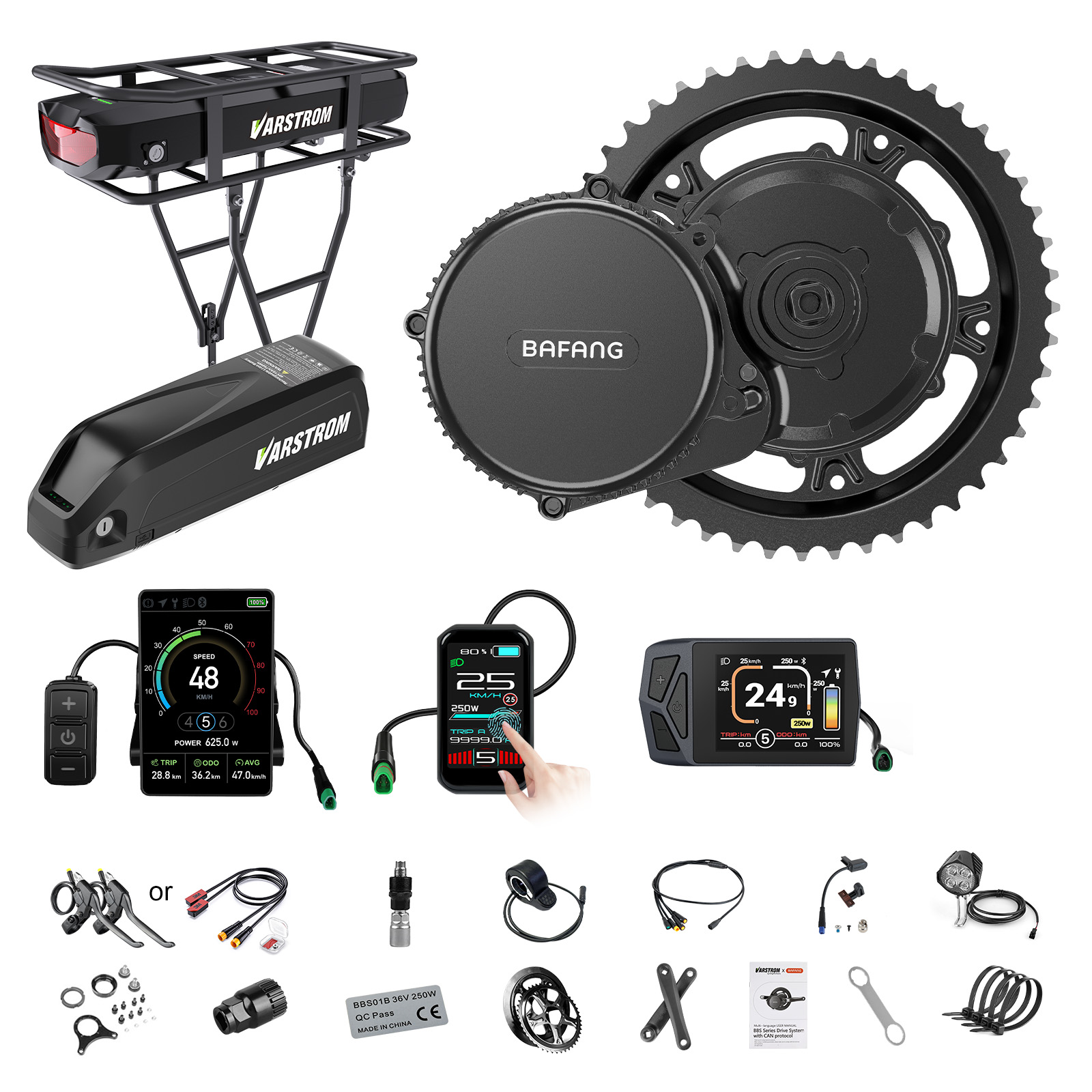 [Verzending naar de VS] Bafang - Bafang Bbs02B 48V 750W Mid Drive Kit recensie en prijs