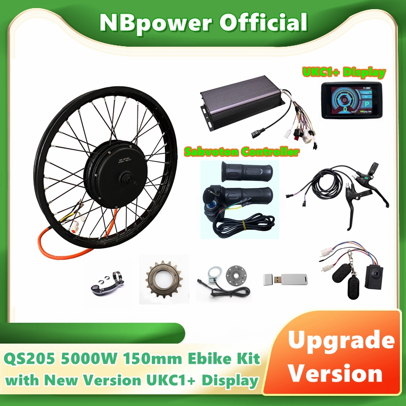 NBpower/QS205 5000W V3 150mm A - 72V 5000W Hub Motor Kit recensie en prijs