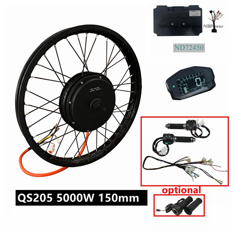 NBpower/QS205 V3 72V 5000W E-b - Ebike Conversion Kit 72V 3000W recensie en prijs