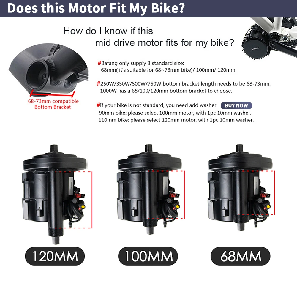 Bafang BBSHD 1000W 52V 48V 68m - Mid Drive Motor Kit 52V 1000W recensie en prijs