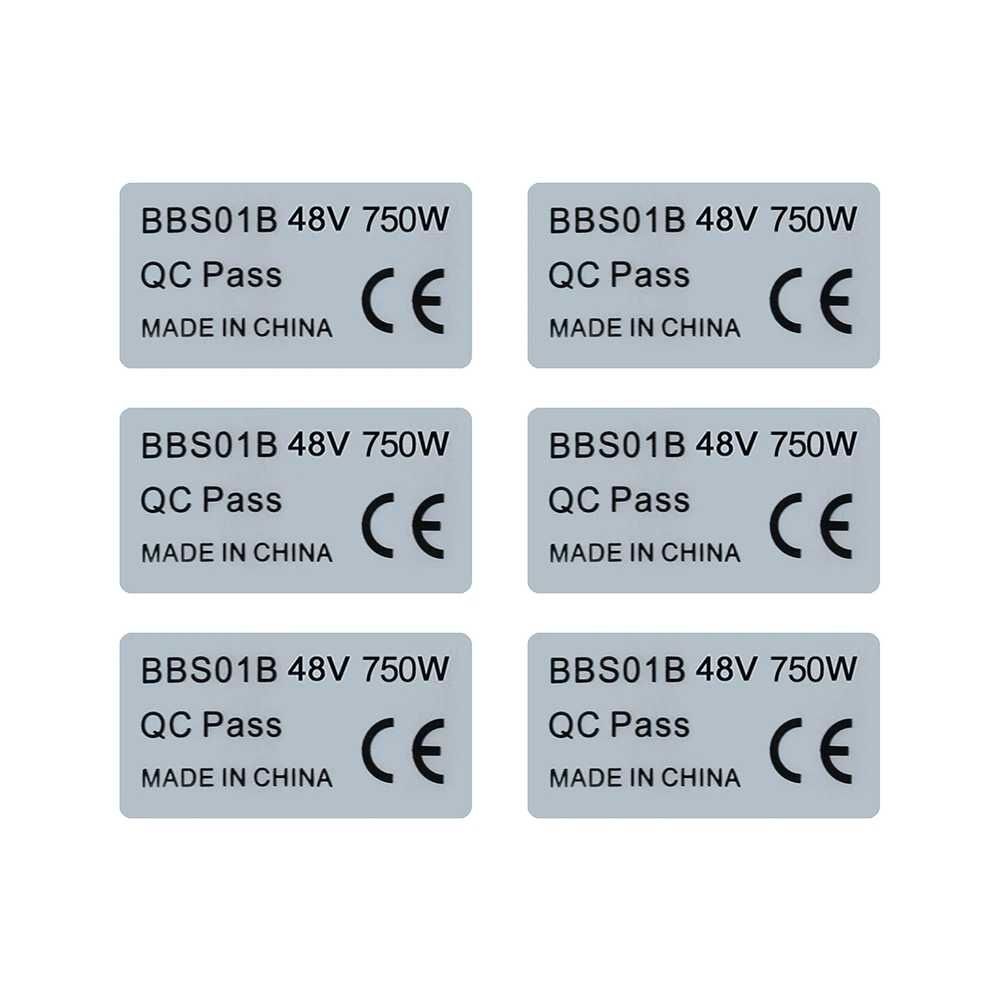 6pcs 36V 250W 48V 750W Sticker - Bafang Bbs02B 48V 750W Mid Drive Kit recensie en prijs