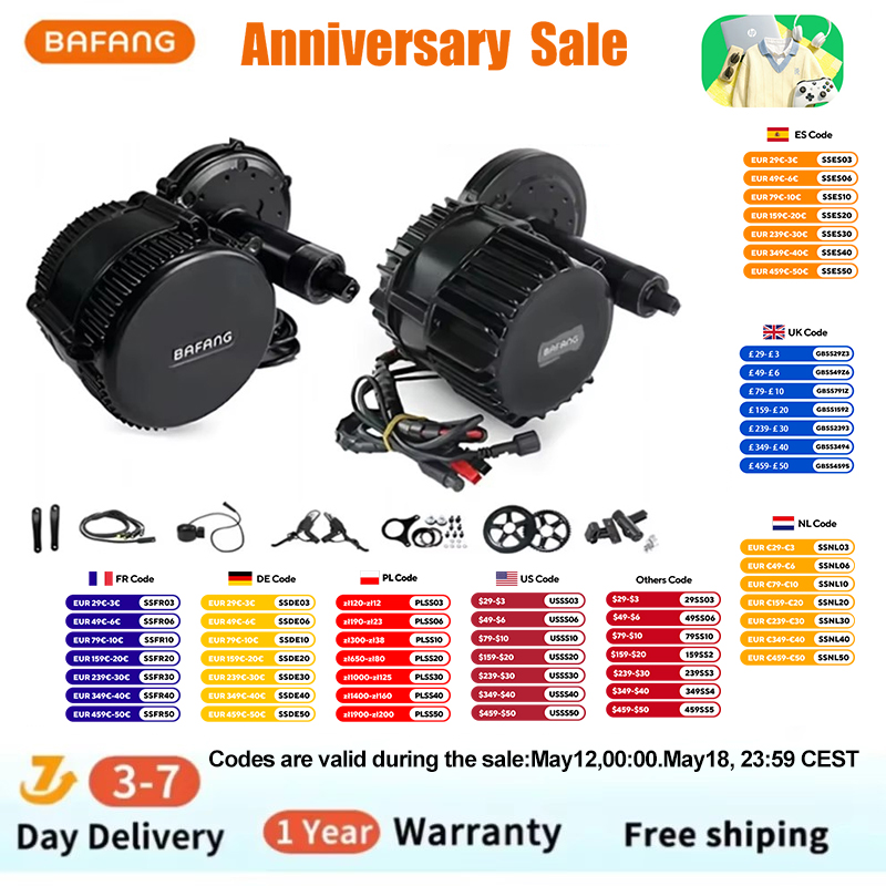 Bafang BBSHD 1000W 48V 68mm Mi - Bafang Bbshd 1000W Conversion Kit recensie en prijs
